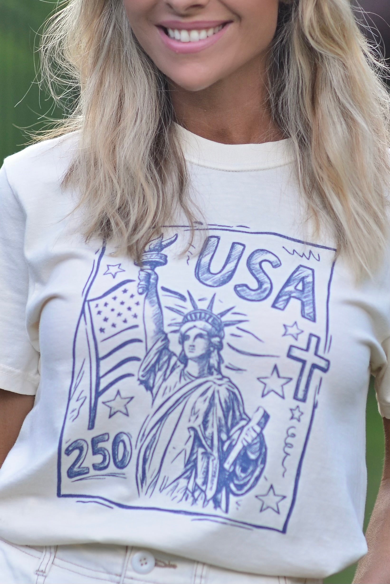 Liberty 250th Stamp {Comfort Colors}