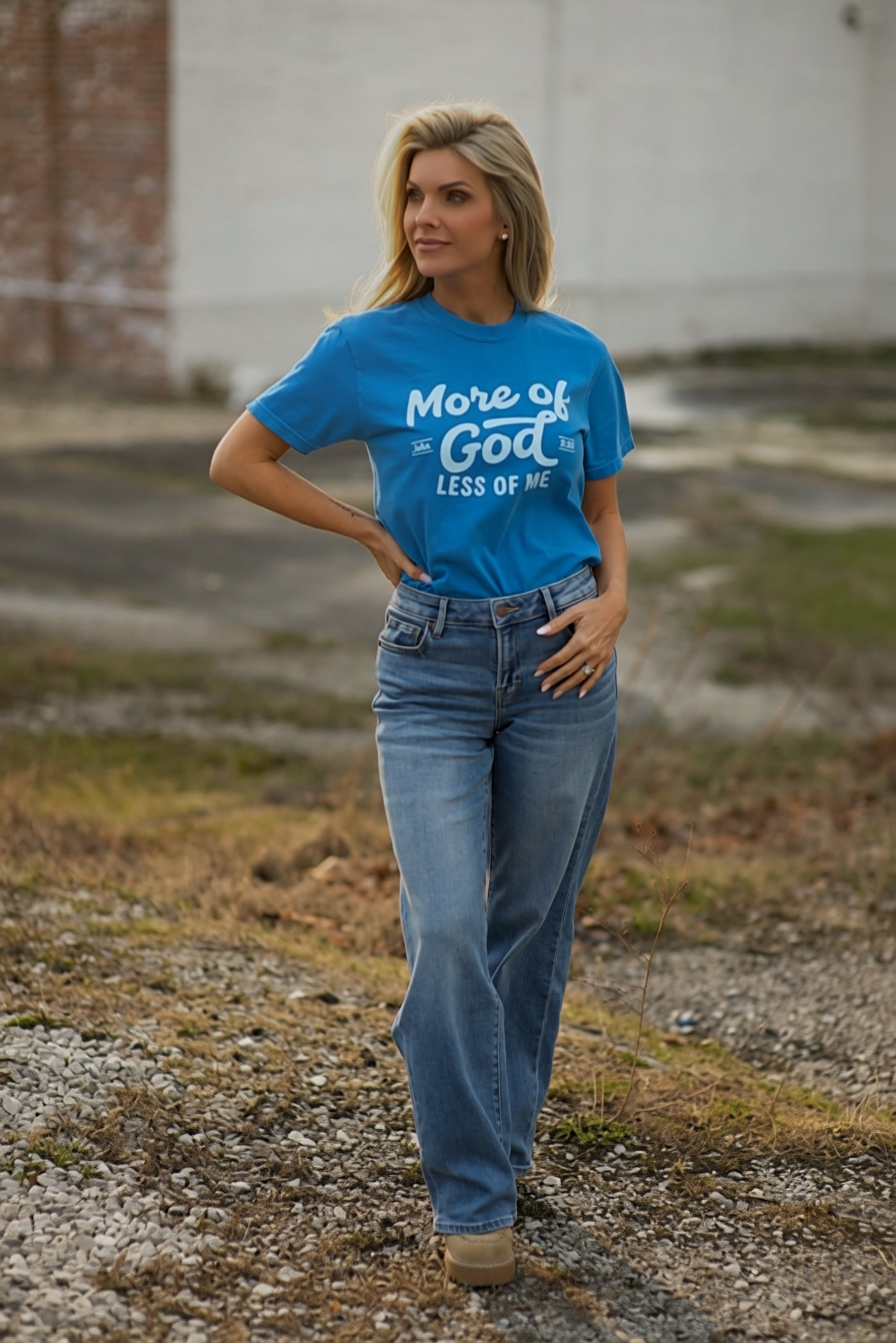 More of God, Less of Me {Comfort Colors}