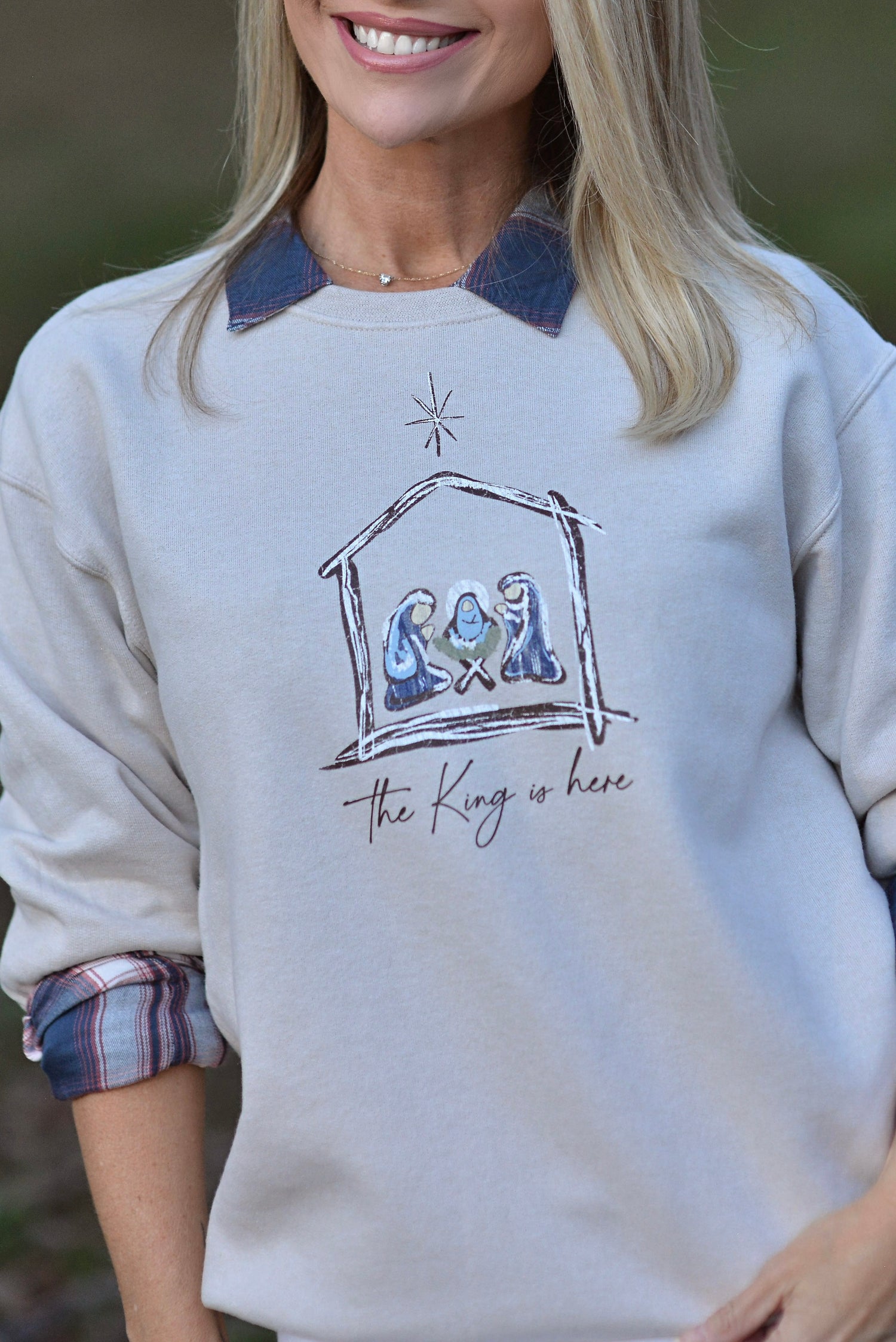 The King is Here {Crewneck Fleece}