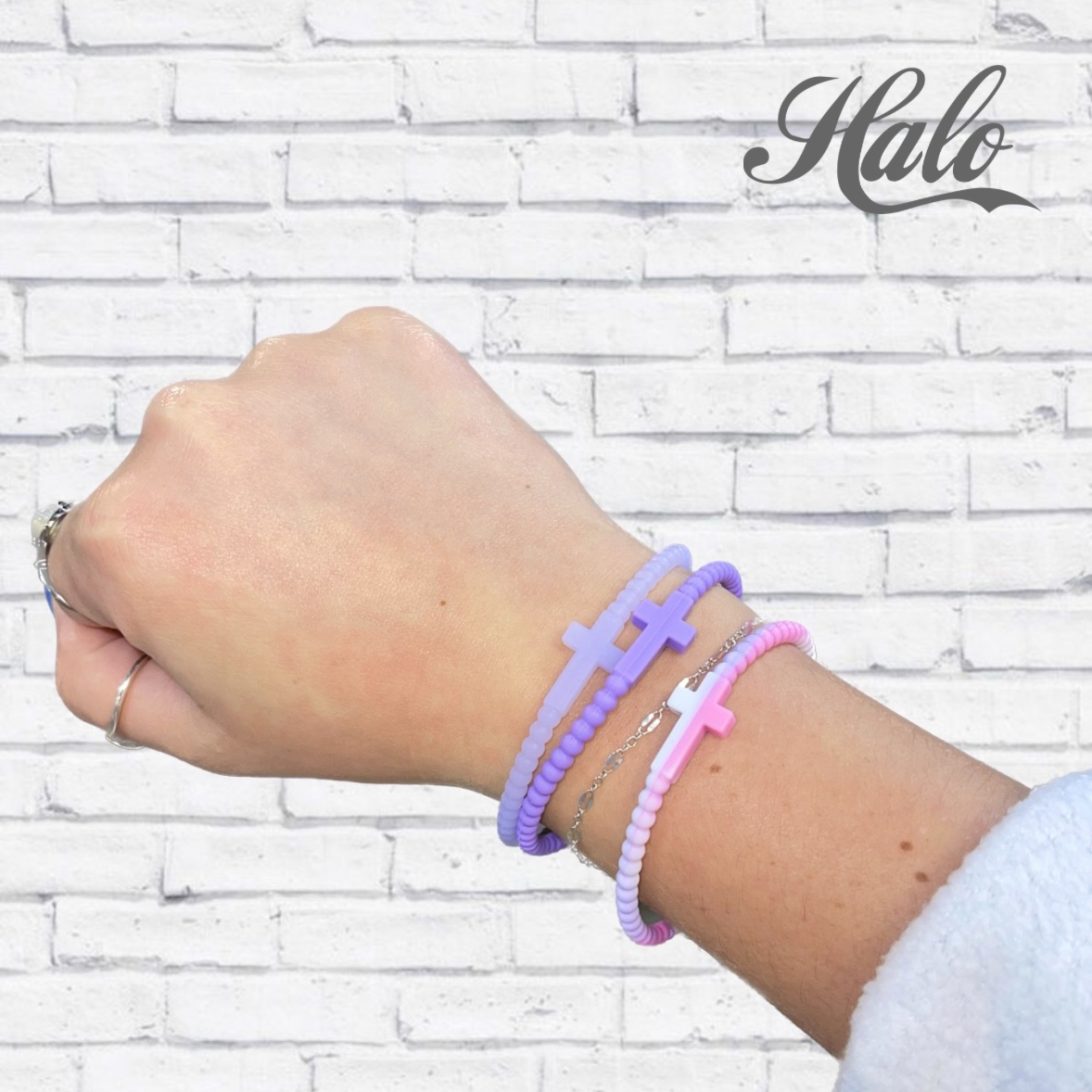 Cross Silicone Bracelets {Ryan &amp; Rose Jesus Bracelets}