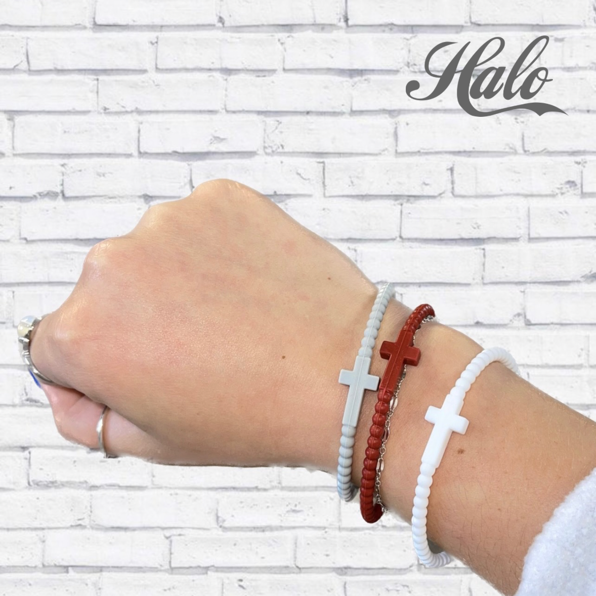 Cross Silicone Bracelets {Ryan &amp; Rose Jesus Bracelets}