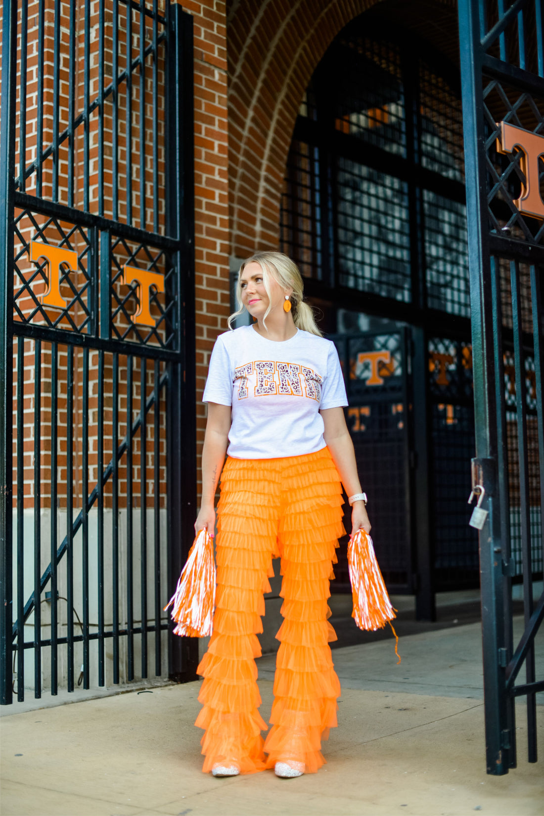 TENN Leopard {orange} ~ Tee