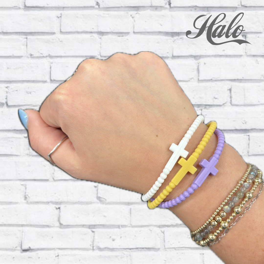 Cross Silicone Bracelets {Ryan &amp; Rose Jesus Bracelets}