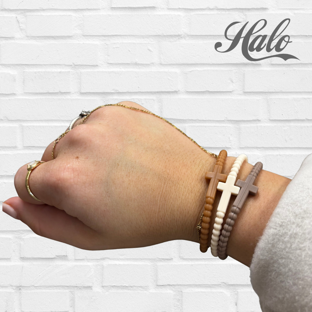 Youth Cross Silicone Bracelets {Ryan &amp; Rose Jesus Bracelets}