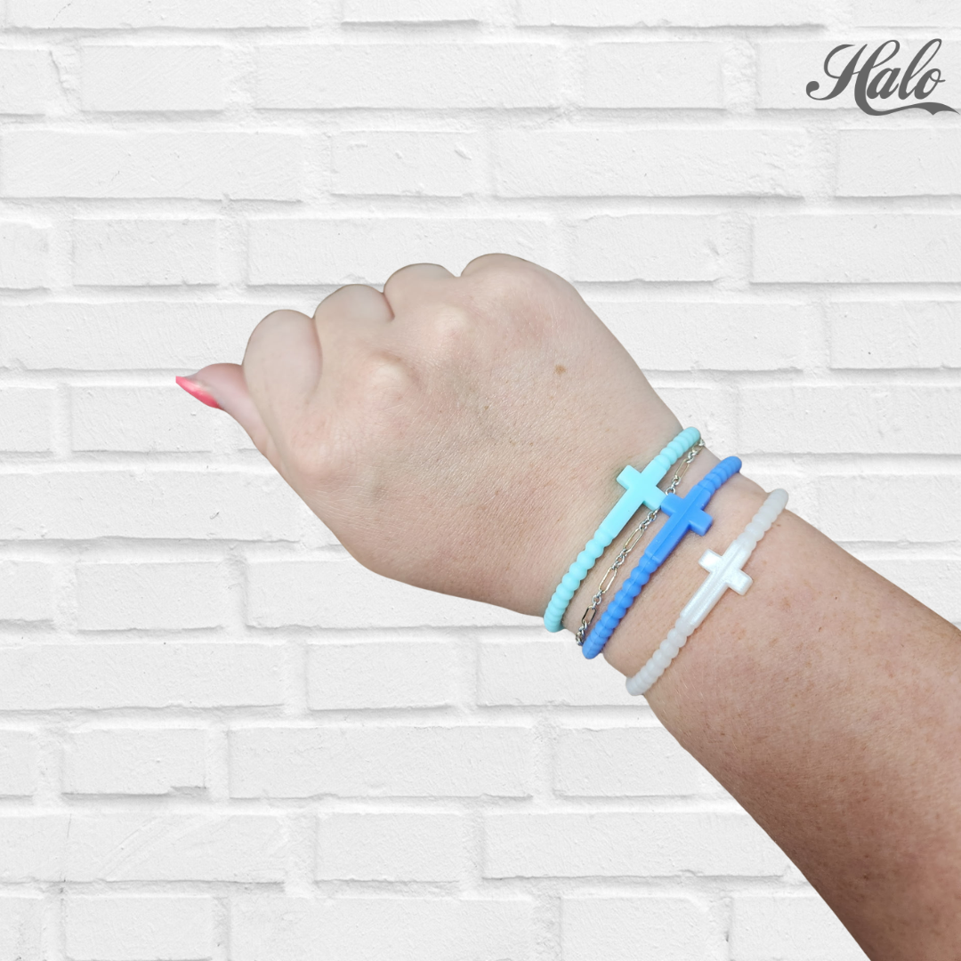 Youth Cross Silicone Bracelets {Ryan &amp; Rose Jesus Bracelets}