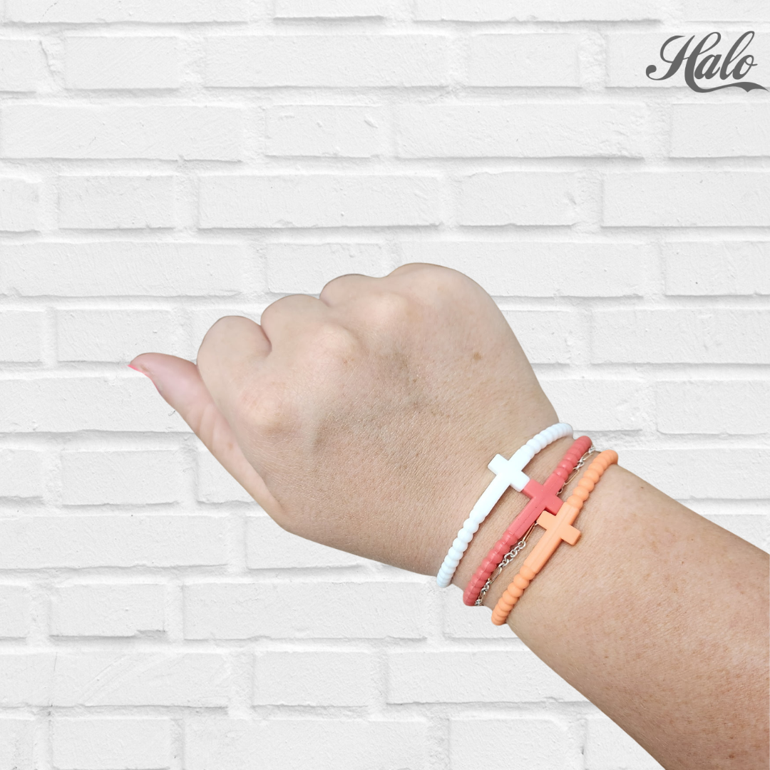 Youth Cross Silicone Bracelets {Ryan &amp; Rose Jesus Bracelets}