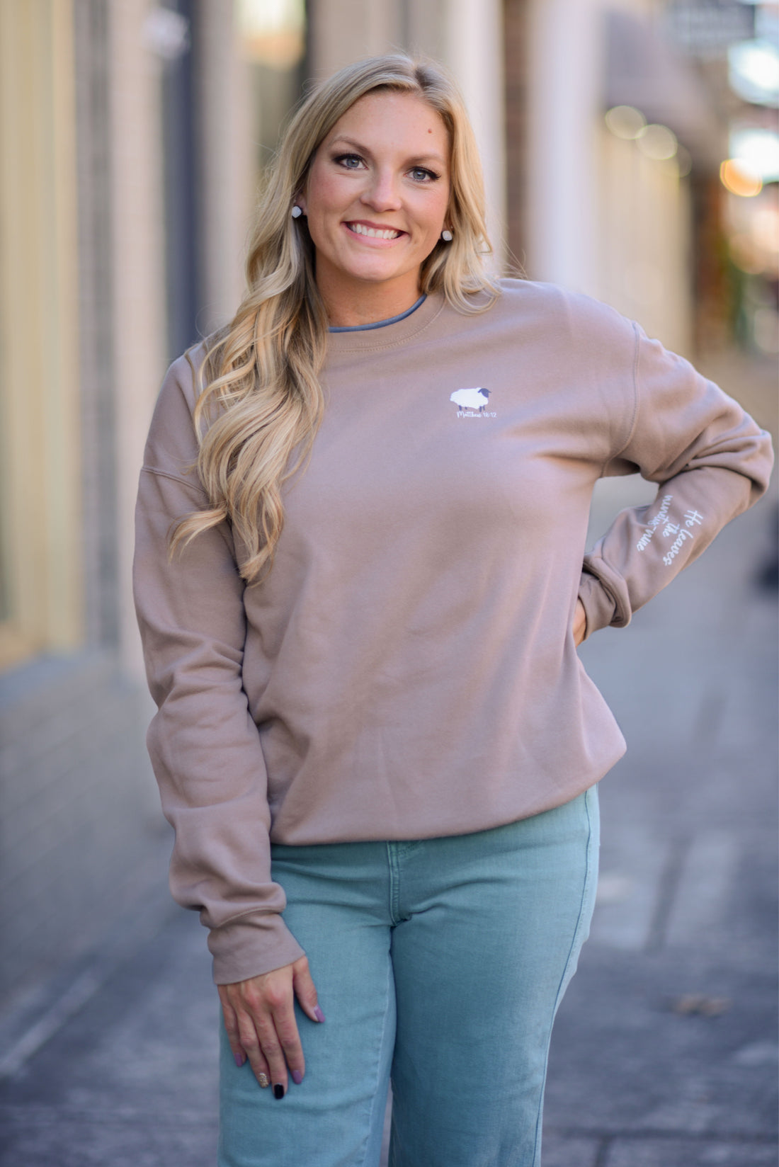 He Leaves The 99 {Crewneck Fleece}