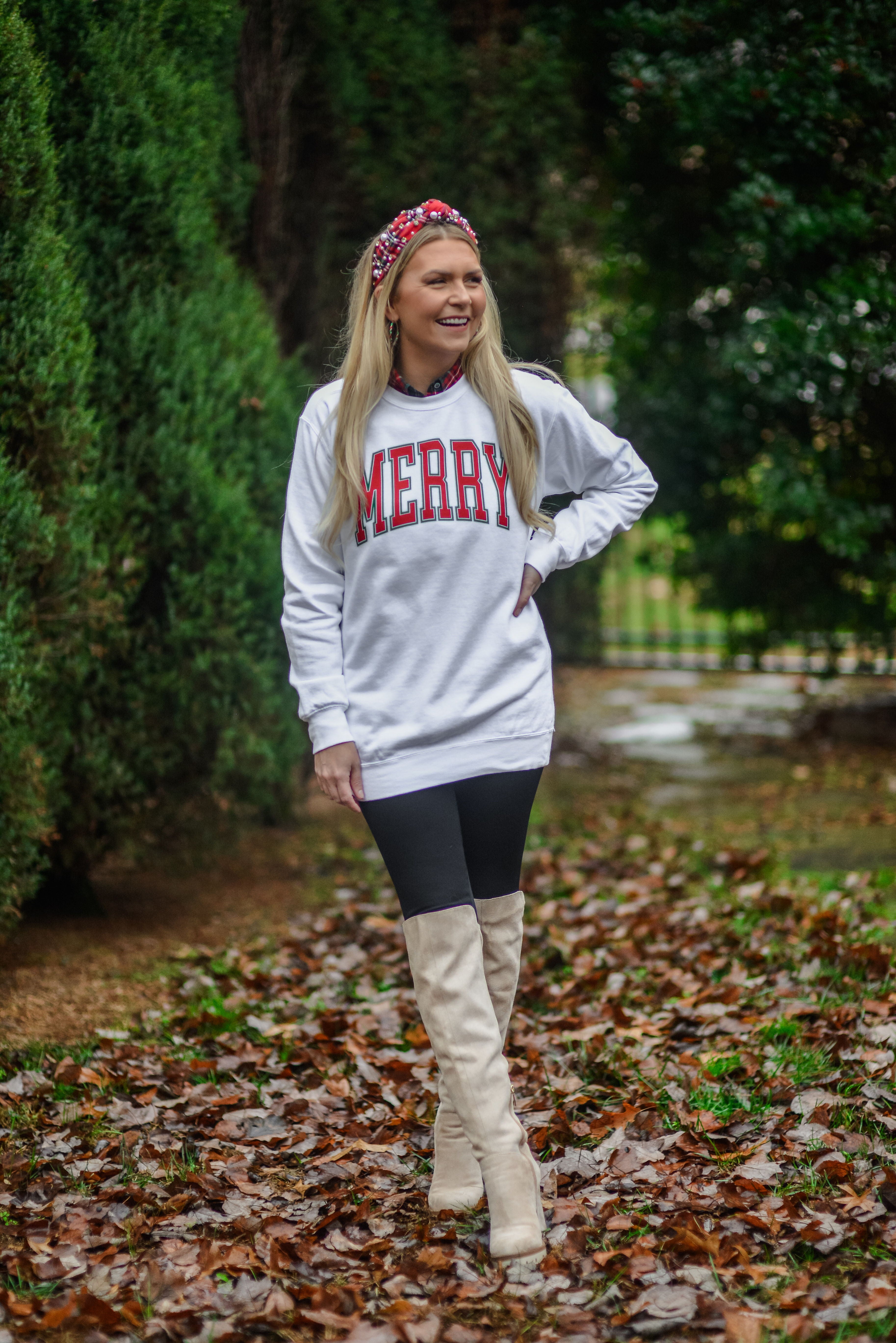 MERRY {Comfort Colors Fleece}