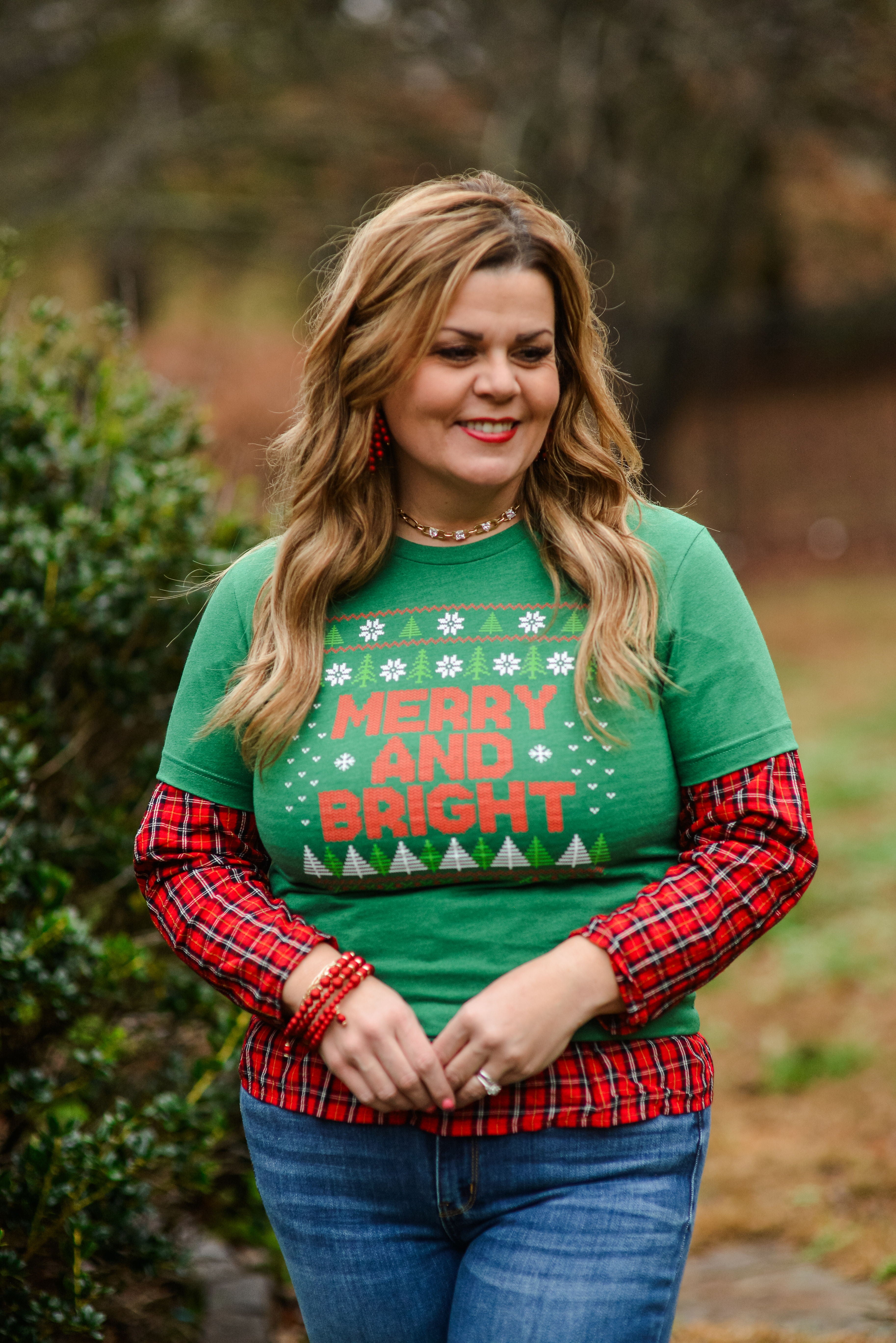 Merry &amp; Bright {Retro Sweater Print}