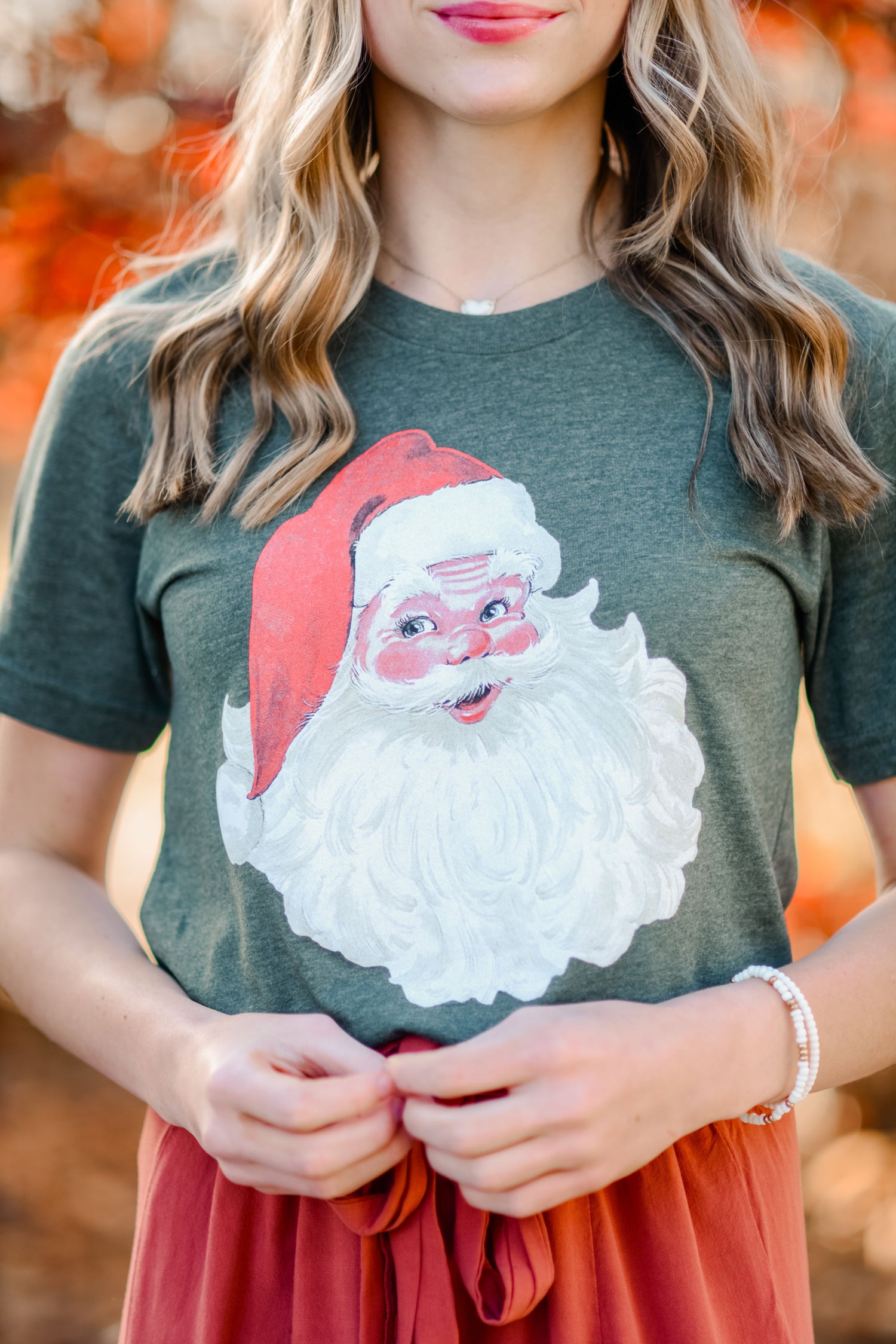 Santa {vintage} ~ Adults &amp; Littles ~ Green