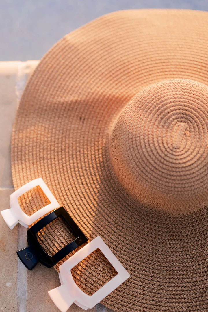 Teletie Flat Square Clips {Neutrals Collection}