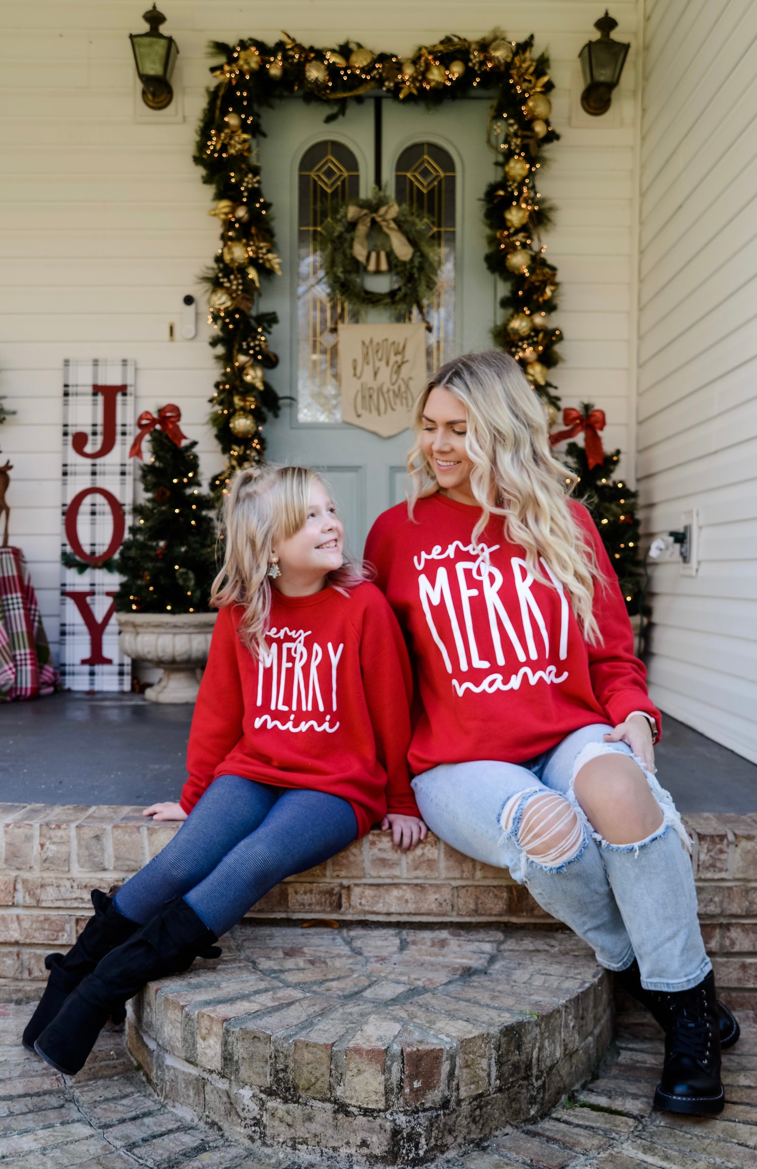 Very Merry Mama &amp; Very Merry Mini {Fleece}