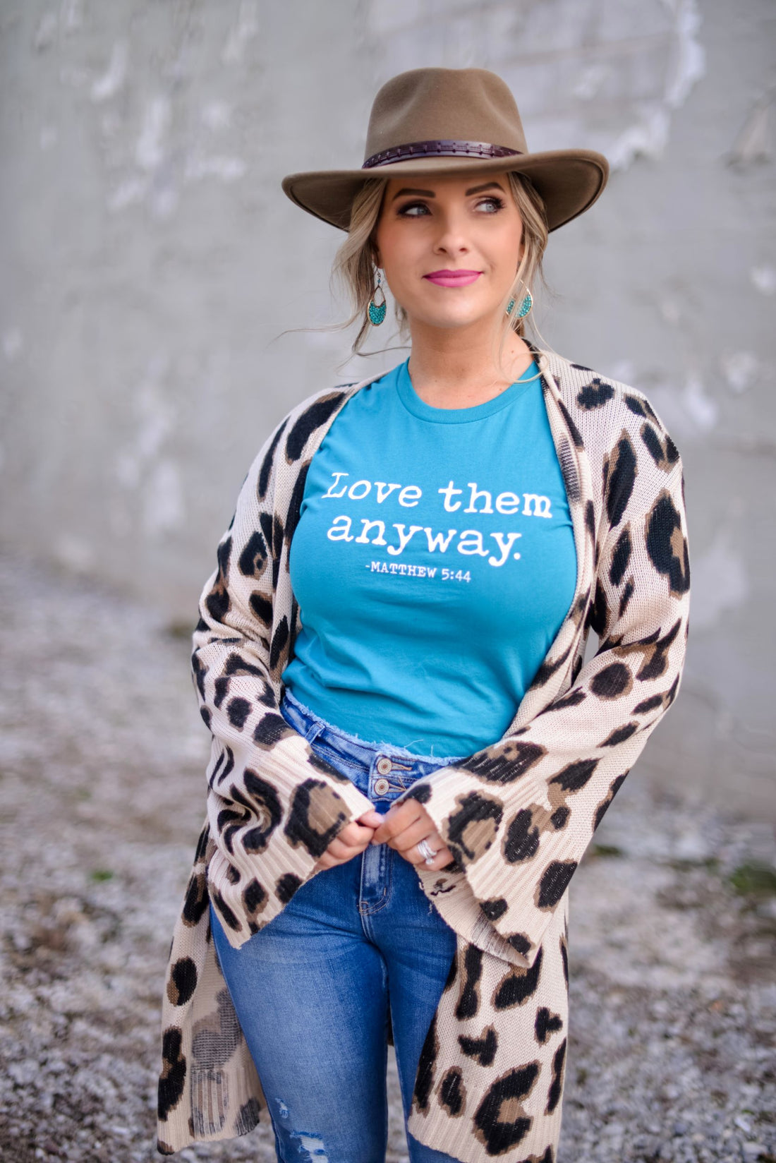 Love Them Anyway {Bright Teal}