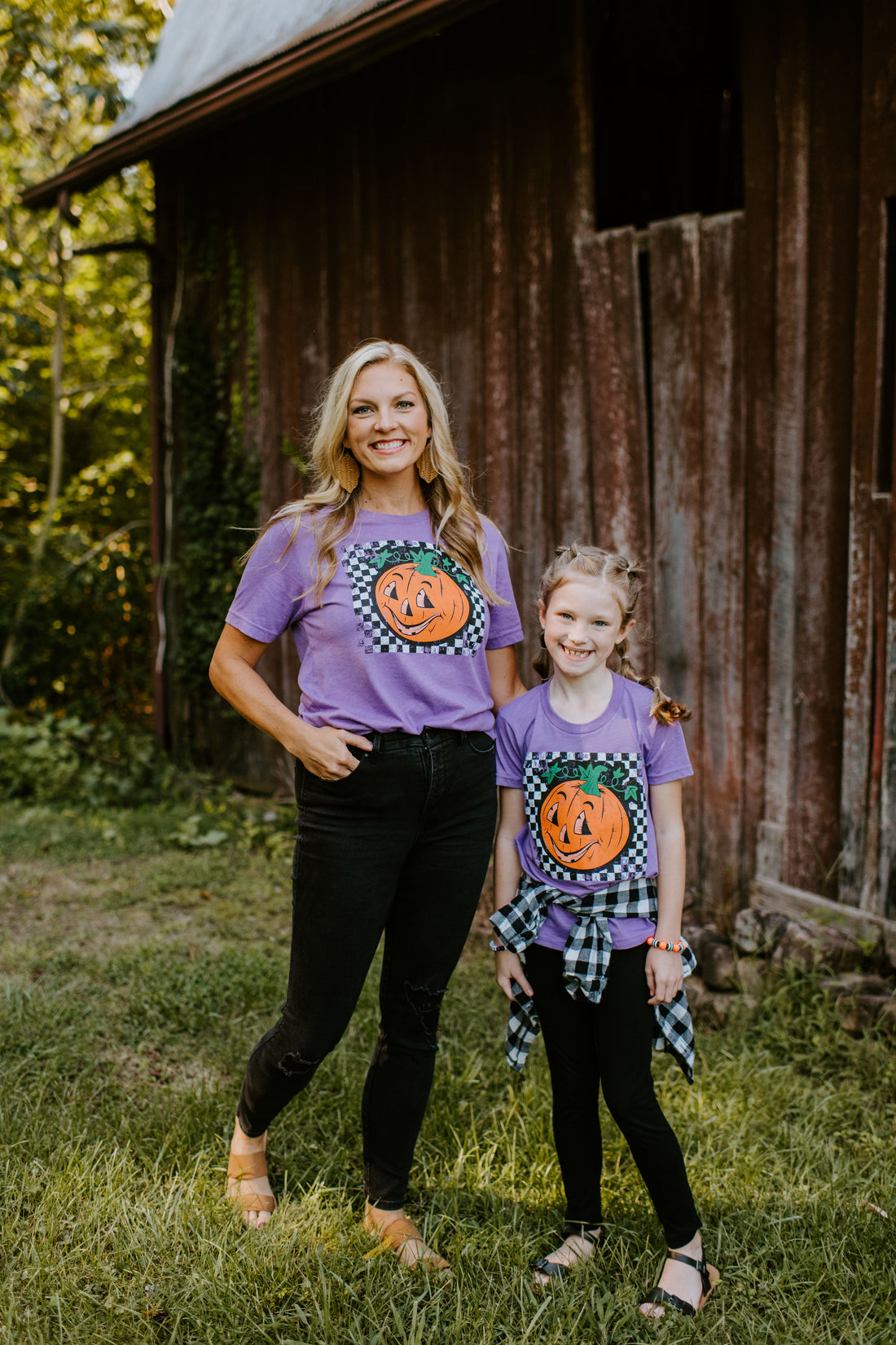 Halloween Checkered Pumpkin
